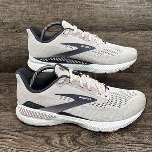 Brooks Launch GTS 8 Shoes Women's Size 11.5 B Gray Running Sneakers 1203461B653
